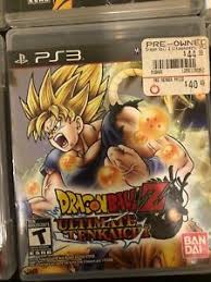 Check spelling or type a new query. Dragon Ball Z Ultimate Tenkaichi Sony Playstation 3 Ps3 Complete Ps3 Game Ebay