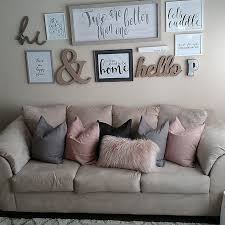 Living room wall decor ideas above couch. Darcy Sofa By Ashley Homestore Tan Polyester 100 Room Wall Decor Rustic Living Room Wall Decor Living Room