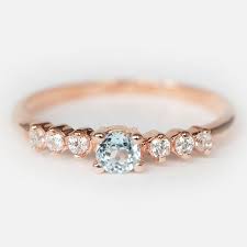 aquamarine ring aquamarine wedding ring natural aquamarine etsy