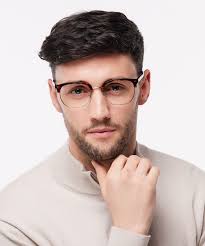 Glasses Direct ™ -Keegan Square Havana & Shiny Gold Glasses for Men