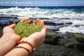 Papakolea green sand beach in hawaii is absolutely stunning. Green Sand Beach One Of Four In The World Lost For Days