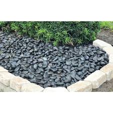 Chips and gravels, large stones and. Rain Forest 20 Lb Grade A Black Polished Pebbles 1 In To 2 In Rfbrpa2 20 The Home Depot