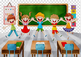 All teacher teaching clip art are png format and transparent background. Classroom Student School Cartoon National Primary School Education Teacher Table Transparent Background Png Clipart Hiclipart