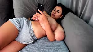 Free Mobile Porn Videos - Busty Curly Brunette With Big Boobs Fucks On  Couch - 5782465 - VipTube.com