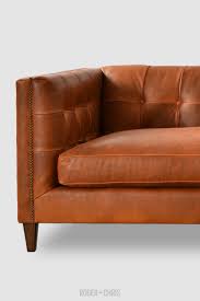 Atticus Sofa In Pure Saddle Leather Roger Chris Leather Sofa Couch Leather Sofa Brown Leather Couch