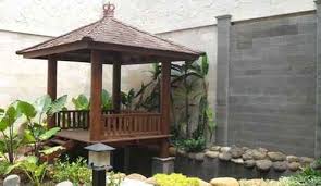 Gazebo Dan Kolam Ikan Sederhana Infoakuakultur Com