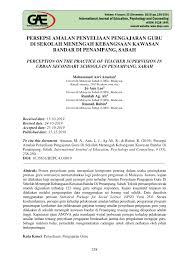 Kegiatan belajar mengajar (kbm) tersebut terkait dengan beberapa elemen seperti siswa. Pdf Persepsi Amalan Penyeliaan Pengajaran Guru Di Sekolah Menengah Kebangsaan Kawasan Bandar Di Penampang Sabah