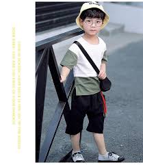 2021 Summer Childrens Clothing Boy Summer Suit Korean Style Baby Children Fashion Cotton Two Piece Kids Suit Tide Clothes From Vogo11 14 32 Dhgate Com