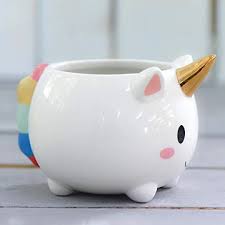 unicorn plant pots planters indoor and outdoors all things unicorn kids pottery polymer clay crafts potted plants
