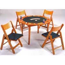 Round folding card table top dessievannest co. Card Table And Chairs You Ll Love In 2021 Visualhunt
