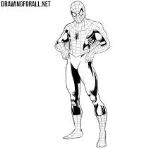 Designed by acclaimed artist adi granov, the. How To Draw Spider Man Step By Step Drawingforall Net