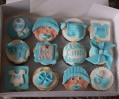 I'm going to show you how to make cupcakes for a baby boy shower. Baby Boy Decorated Cupcakes 12 Box Make Our Cake