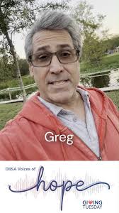 As a peer, Greg proclaims that he needs all the resources, support, and  hope he can get. DBSA has all the tools you need for your wellness toolbox.  We are still $17,099 away from unlocking the full ...