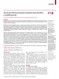 Image result for COPD Exacerbation Decision Tool