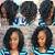 Shoulder Length Curly Asymmetrical Bob