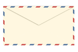 Letecka Posta Obalka Pohled Zezadu Clip Art Airmail Envelopes Cards