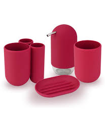 Touch is a part of umbra's touch bath collection which also includes a. Buy Umbra Touch Pink Bath Set 4 Piece Online At Low Price In India Snapdeal