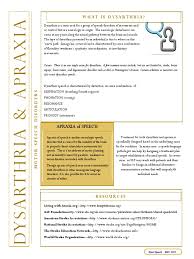 One of the most important things to remember as a parent is that treatment of apraxia of speech takes time and commitment. Dysarthria Apraxia Brochure Human Diseases And Disorders Mental And Behavioural Disorders
