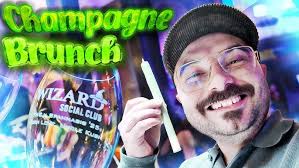 MAGICAL CHAMPAGNE BRUNCH at WIZARD CLUB w/ BIG BLAZY SUSAN ROLLS