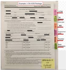 k 1 fiance e visa affidavit of support form i 134