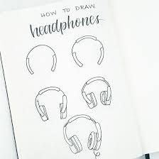 Draw an oval, partially hidden by the circle. Hey Everyone Be Sure To Show Some Love On This Post Because I Created A Tutorial Way Outside My Comfort Zone How Headphones Drawing Headphone Drawing Draw