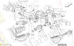 Complete kit with everything needed. 019 Exhaust System Parts Diagram For Ferrari 360 Challenge Stradale Maranello Classic Parts