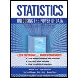 Unlocking the power of data, 2nd edition continues to utilize these intuitive methods like randomization and bootstrap intervals to introduce the … Ebk Statistics Unlocking The Power Of Textbook Solutions Bartleby