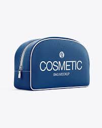 Textured Cosmetic Bag Half Side View In Apparel Mockups On Yellow Images Object Mockups Bag Mockup Design Mockup Free Mockup Downloads