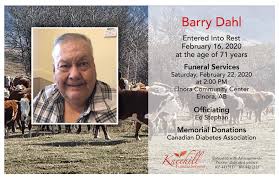 Barry Dahl ~ February 16, 2020...