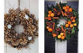Et quelles jolies décos on peut réaliser avec pour les fêtes. Diy 7 Idees Pour Une Couronne De Noel Qui En Jette Depuis Mon Hamac