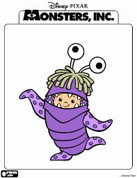 Looking for more monsters inc boo coloring pages. Boo Monsters In Coloring Page Printable Boo Monsters In