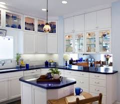 Cooking In Blue 10 Inspiring Kitchens Styled In Blue Kitchen Inspirations Upper Kitchen Cabinets Kitchen Design