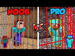 Minecraft Noob Vs Pro Prison Escape 3 In Minecraft Youtube Prison Escape Noob Roblox Adventures
