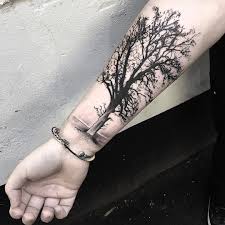 Or Maybe More Of An Oak Tree For The Symbolism Roots In Ground Verse He Is My Stronghold Or Nature Tattoo Designs Tattoos Tree Sleeve Tattoo