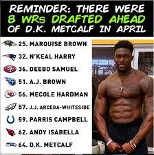 Pin By Ally Asbjornsen On Dk Metcalf In 2020 Nfl Fans Nfl Games Nfl