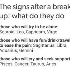 She is complicated, but breaking down her walls is always worth it because she is an incredibly loving, loyal partner. The Signs After A Break Up What Do They Do Virgo Horoscope My Zodiac Sign Gemini Quotes