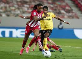 Aris vs olympiakos piraeus's head to head record shows that of the 13 meetings they've had, aris has won 0 times and 2 fixtures between aris and olympiakos piraeus has ended in a draw. Highlights Olympiacos Aris 1 1 Olympiakos Olympiacos Org