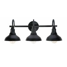 Enjoy free shipping on most stuff, even big stuff. Manor Brook Barnes 3 Light Black Vanity Light Mb100363 The Home Depot