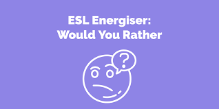 Would You Rather Is A Fun Energiser That Can Be A Great Way To Refresh Your Students When They Need A Break Energizer Would You Rather Games For Kids