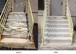 Basement stair, railing, guardrail, landing, tread, and step specifications & codes basement stairs basement stairways & exits types, codes, construction & hazards. Commercial Concrete Steps Repair Brick Stone Stair Repairs Ma Nh Ri Ct