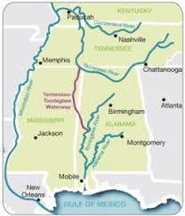 the 232 mile tennessee tombigbee waterway gives shippers in