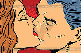 Find the perfect man kissing woman stock illustrations from getty images. Beautiful Man And Woman Kissing Couple Love Vector Clip Art