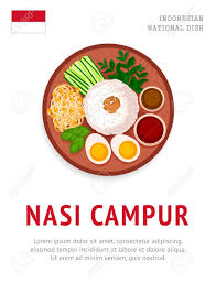 We did not find results for: Nasi Campur National Indonesian Dish View From Above Vector Flat Illustration Royalty Free Cliparts Vectors And Stock Illustration Image 97011149