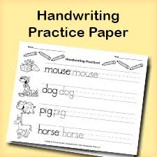 Free printable handwriting worksheets pdf. Handwriting Practice Paper For Kids Blank Pdf Templates