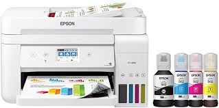 In der produktbeschreibung steht es nicht. Epson Ecotank Et 4760 Wireless Color All In One Cartridge Free Supertank Printer With Scanner Copier Fax Adf And Ethernet White Electronics Amazon Com