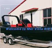 22ft 680 Bateau Semi Rigid Hypalon Luxury Gommone Rib Boat with Outboard  Engine