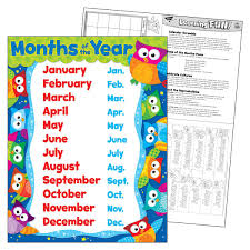 Owl Months Of The Year Learning Chart T 38448