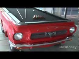 The Making Of A Car Pool Table Cnn Money S Life At The Top Pool Table Ford Mustang Car Car