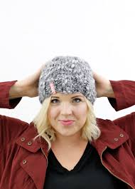 A series of step by step videos showing you how to knit a sock. Simple Thick And Thin Knit Hat Free Pattern Persia Lou