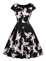 1950s Crane Plus Size Swing Dress Fit And Flare Dress Vintage Dresses Fit Flare Dress